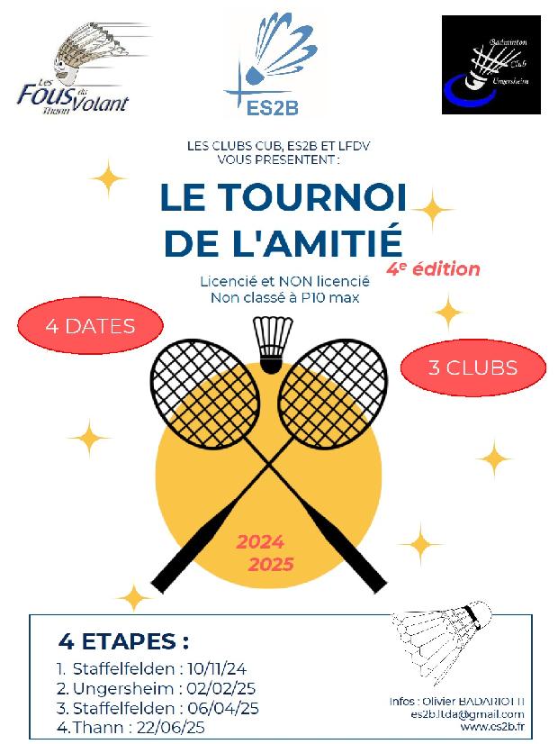 Le Tournoi De l&#039;Amitié - 4e édition - étape 1